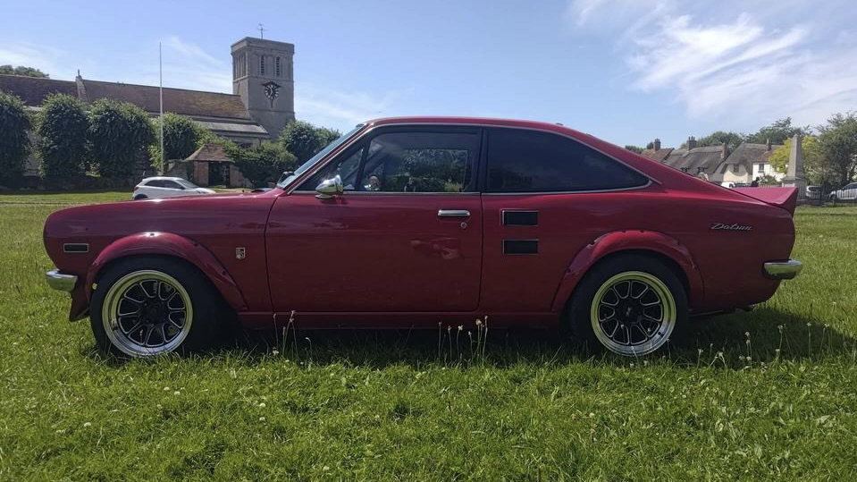 SR20-swapped Datsun 1200 - side